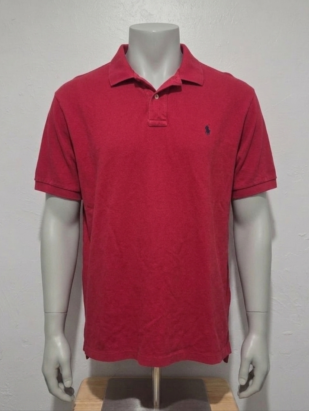 Polo Shirt - Red Classic Short-Sleeve